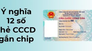 ý nghĩa 12 chữ số trên thẻ căn cước công dân ít ai biết