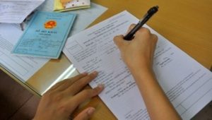 Làm giấy đăng ký kết hôn