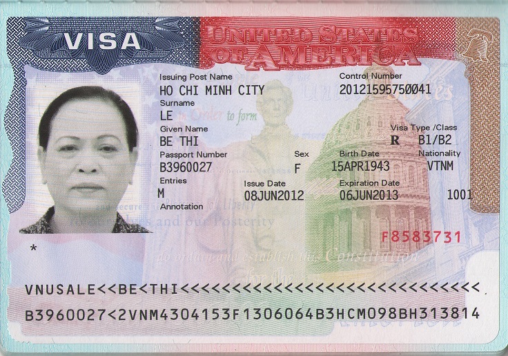 Visa Thăm Thân Mỹ từ Tp.Hồ Chí Minh