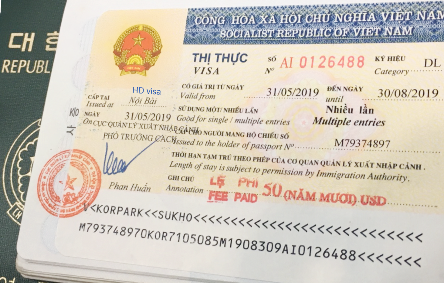 gia hạn visa du lịch cho người nước ngoài