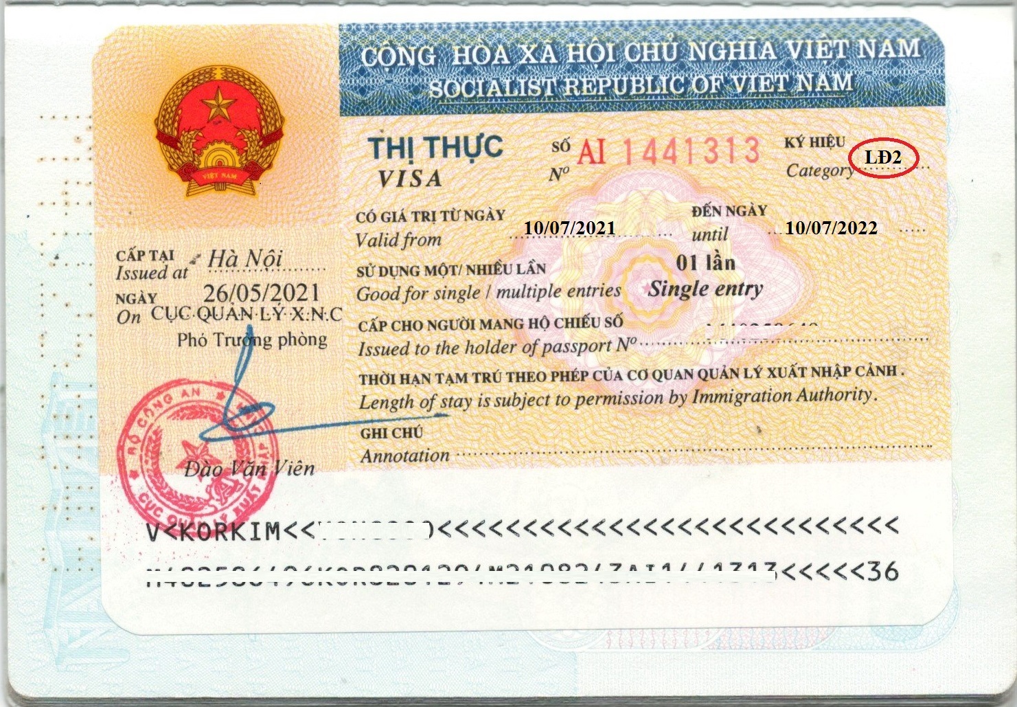 visa cho người nước ngoài tại Bắc Ninh