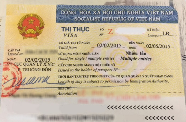  xin visa lao động cho người nước ngoài chuyên nghiệp