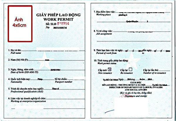 Giấy phép lao động cho người nước ngoài là gì Giấy phép lao động cho người nước ngoài là gì