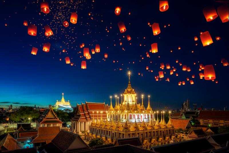 Lễ hội cuối năm tại Yi Peng tại Chiang Mai, Thái Lan du lịch lễ hội cuối năm