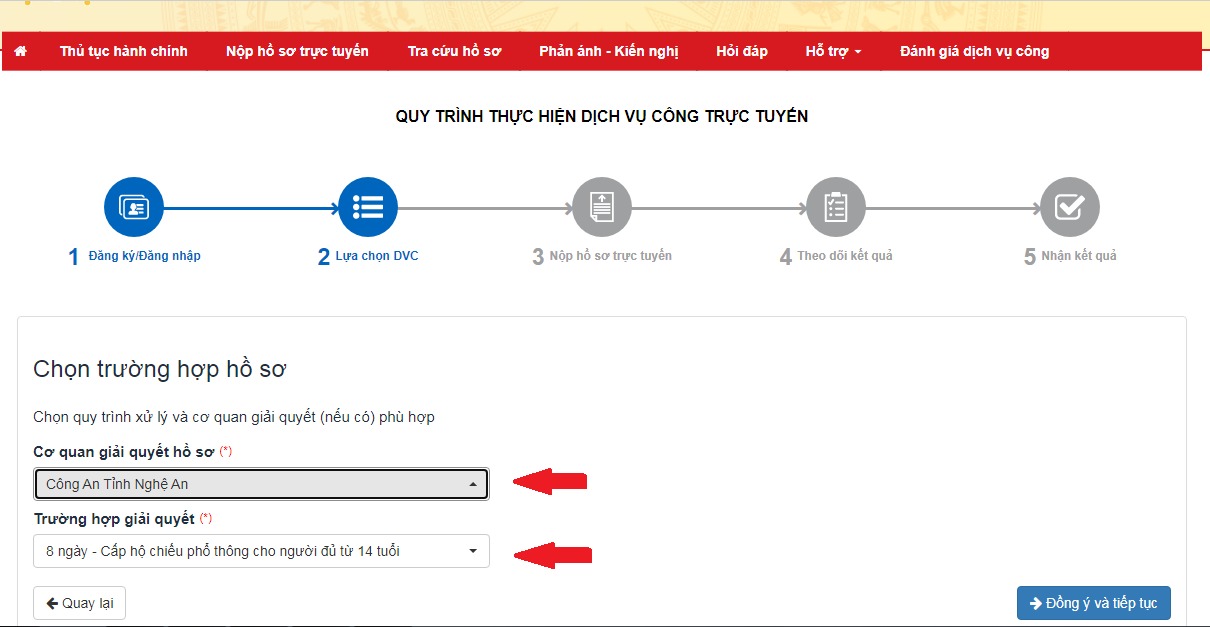  làm hộ chiếu online